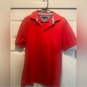 Tommy Hilfiger Vibrant Red Polo Shirt
